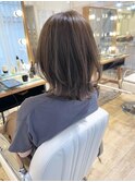 こなれミディ 縮毛矯正 大人可愛い くびれボブ