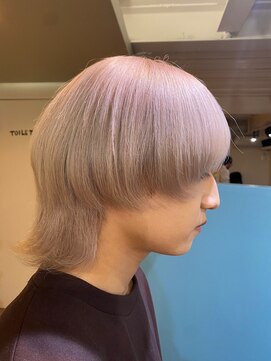 キサイ バズ(kisai BUZZ) メンズ/マッシュウルフ/ホワイト