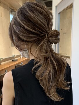 ジルブラン(JIL BLAN) ハイライトバレイヤージュダブルカラーケアブリーチ白髪染め