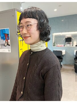 ナループロア ハチ(Nalu pu loa hachi) ボブパーマ/黒髪パーマ/切りっぱなしボブ/ショートボブ