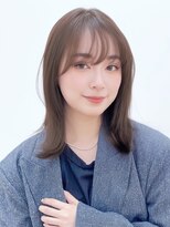 美髪/エアリーロング/ピンクブラウン/韓国ヘア/前髪/18