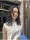 bibito ウェーブパーマ　くるくるパーマ　ミディアムパーマ
