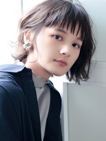アミバイアブソ 新宿(ami by Absolute)&nbsp;大人気ショートバング！朝の時間を簡単にスタイリング超簡単ヘア