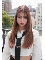 アンジェリカラボ 梅田店(ANGELICA LABO) ストレートレイヤー×顔まわり×髪質再生×韓国【川又】