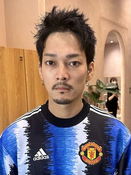 ガーデンヨコハマエスト(GARDEN YOKOHAMA est) 似合わせカット　スパイキーショート　黒髪　短髪