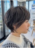 前髪カタログ/イメチェンスタイル/ウェーブパーマ/こなれミディ