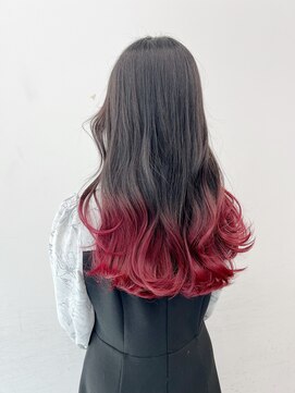 アライブ キチジョウジ(ALIVE Kichijoji) 【ALIVE吉祥寺】地毛から繋がるワインレッドグラデーション