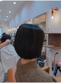 ハイライト/ブリーチなし/ボブスタイル