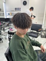 ネクスト 静岡店(NEXT)&nbsp;MEN'S HAIR/ダークアッシュ/ニュアンスパーマ/韓国マッシュ