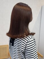 トレヘアー 京都 烏丸(tRe hair) オレンジブラウン　