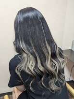 レアナ バイ ニーナ(Leana by NINA)&nbsp;プルエクステでロングヘア　ハイライト　宮の沢美容室