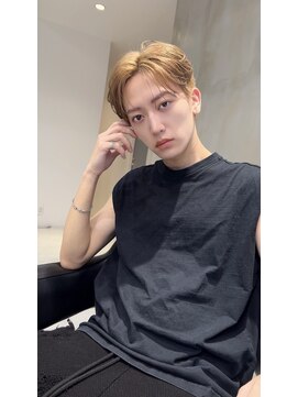 ザシェノンアオヤマ(THE CHAINON AOYAMA) シースルーコンマバング×ミルクティーベージュ