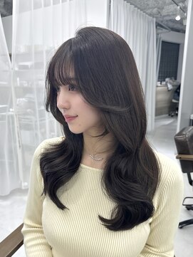 ハピネス 梅田茶屋町店(HAPPINESS) 韓国ヘア/レイヤー/顔周りカット/ブリーチなしカラー/髪質改善
