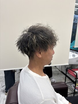 サム S+D HAIR COMMUNITY SAM ツイストスパイラルパーマ(ハード)/ザクザクメッシュ