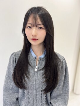 サボ(sabo) 韓国ヘア/顔まわり/韓国レイヤー/前髪カット/小顔/韓国風