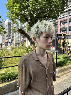 レンゲン(LENGEN) 束感ショートハイカラー