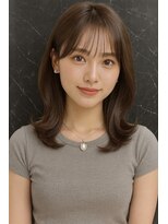 エル(LE)&nbsp;【LE】美髪レイヤー/顔まわりレイヤー/くびれミディアムレイヤー