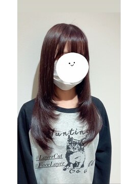 ヘアーデザイン シーベル(HAIR DESIGN SEA BELLE) フェイスレイヤー×髪質改善トリートメント by.TANIGUCHI