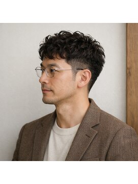 スープレックス ヘアーデザイン(SOUPREX HAIR DESIGN) 大人メンズツーブロックビジネスパーマ20代 30代 40代 50代 60代