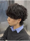メンズウルフ/ウルフパーマ/シャドウパーマ