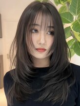 ウル 草加店(ulu)&nbsp;ブリーチハイライト髪質改善ダブルカラーレイヤーカット