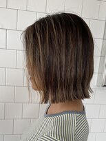金子美容室&nbsp;切りっぱなし外ハネボブ