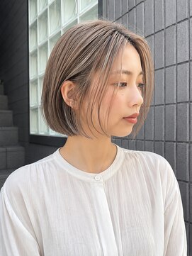 フェイス 石川町 (FACE) カット×白髪ぼかしハイライト