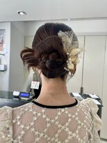 エムタニグチミュー(MTANIGUCHI Mieux)&nbsp;カチモリ/結婚式ヘア/お呼ばれヘア/ヘアセット