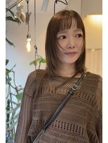 ソウ(sou) ハニーベージュと顔まわりレイヤー