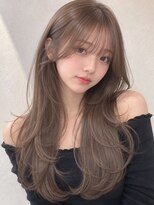 ベル 新宿(Belle)&nbsp;韓国風レイヤーカットハッシュカットレイヤーウルフミントカラー