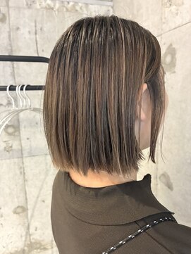 プラスシー(+C) ブレンドし続ける地毛にハイライト!福岡ハイライト