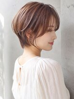 アディ 中野南口店(Addi) 丸みがきれいなブラウンレイヤーショート
