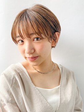 ヴェルダ 池袋店(verda) 耳掛けショート×ナチュラルオレンジ◎ Yamamoto