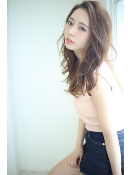 ラフィス ヘアー パーク 枚方2号店(La fith hair park) 【over hair】トレンド☆セミロングウェーブスタイル