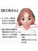 逆三角さん☆お悩み解消小顔ヘア　ROMMY.本厚木