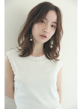 ヘアーアンドメイク エクリ 不動前店(Hair&Make equri) 大人可愛いミディアムスタイル