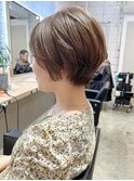 丸みショート/前下がりショート/大人ショート/大人可愛い 銀座