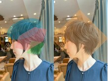 ＜ショート×パーマ＞’エリアパーマ’黄金比率のひし形シルエットが叶う。綺麗な頭の形は作れます！[大宮]