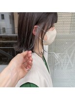 ミント(mint) インナーカラー/イヤリングカラー/ボブ/グレージュ