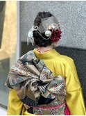 成人式ヘアーアップスタイル