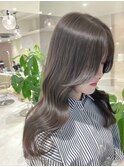 うる艶ロング/グレージュアッシュ