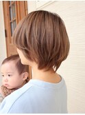 レディースショート/ブリーチオンカラー/ラベンダーパール