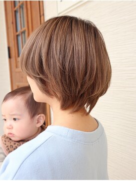 ソラ(sora) レディースショート/ブリーチオンカラー/ラベンダーパール