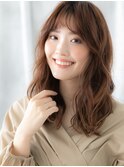 女らしさUP！やわらかランダムパーマロングn小山20代30代40代