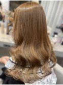 アンブレラカラー／こなれミディ／ウェーブパーマ／韓国マッシュ