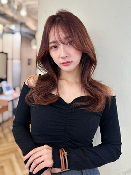 アリスバイアフロート 自由が丘(ALICe by AFLOAT) 韓国くびれヘア／レイヤー／顔まわり／自由が丘