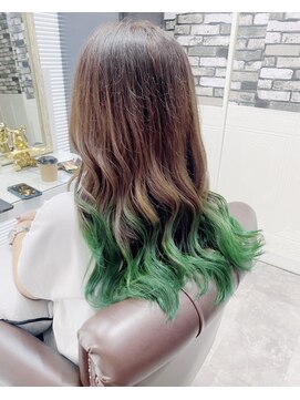 リアン(Lien) グラデーション×グリーン