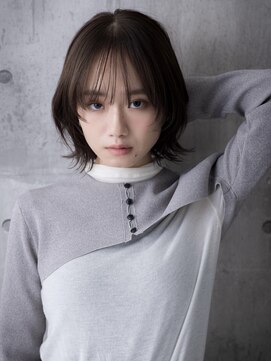 ホワイトグレージュ/デジタルパーマ/チェリーブラウン/仙台77