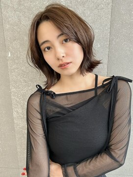 レーヴバイロンド 仙台(Reve by Lond) 韓国風レイヤーボブ髪質改善縮毛矯正ワンレンネビージュ前髪仙台