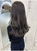 ブリーチなしグレージュカラー
